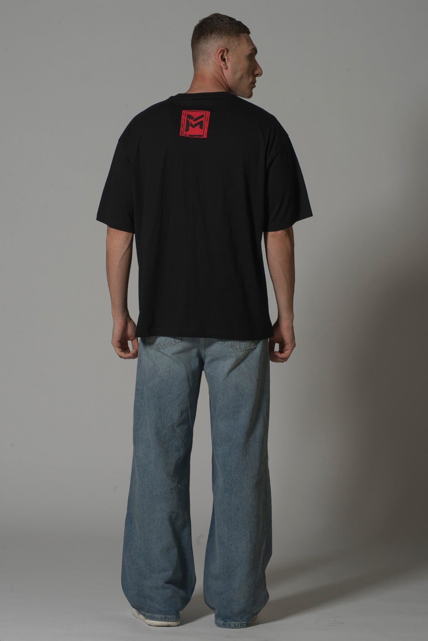 Black Flashmob T-shirt with Japanese Calligraphy - Flashmob Nation