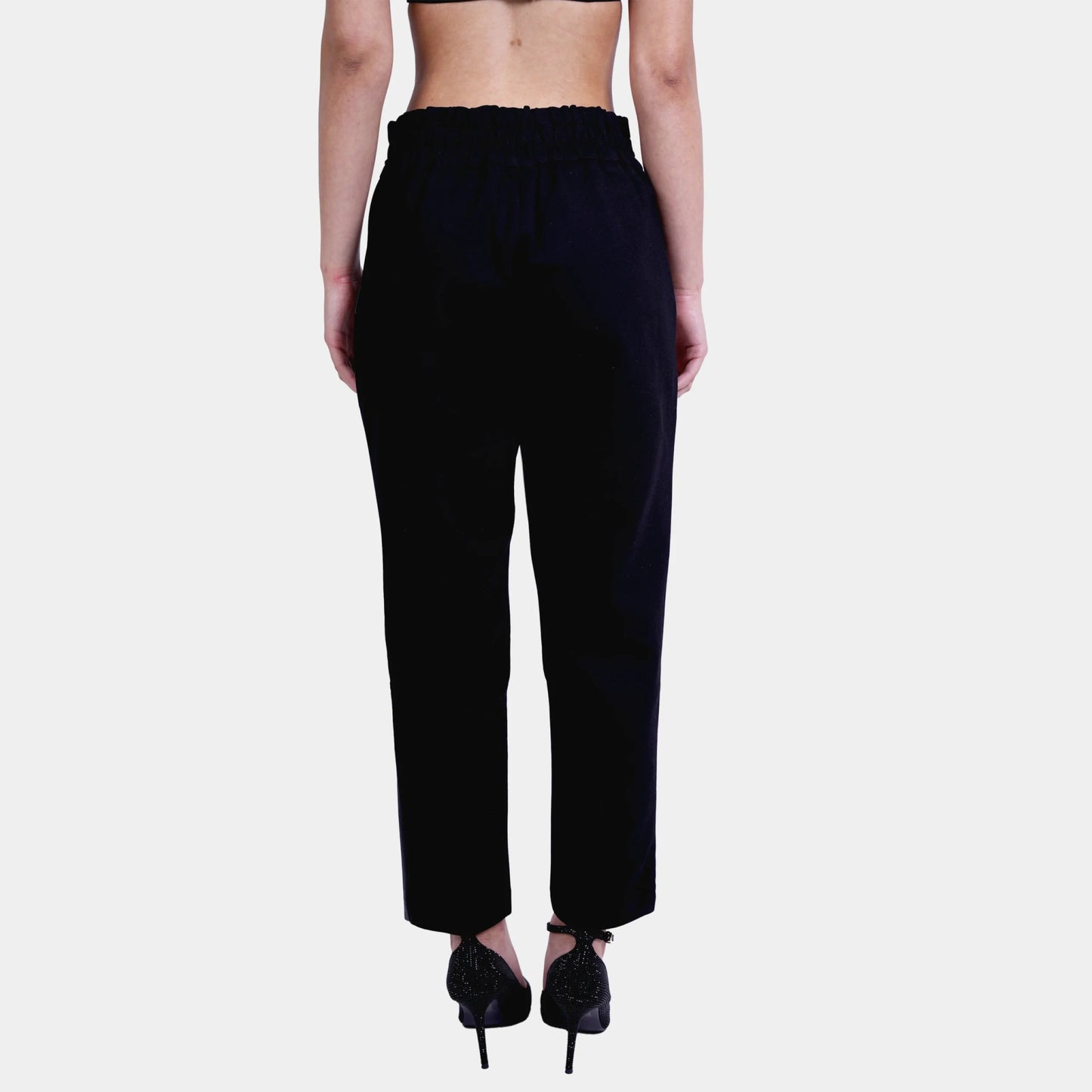 Black Leather Balloon Pants - Flashmob Nation