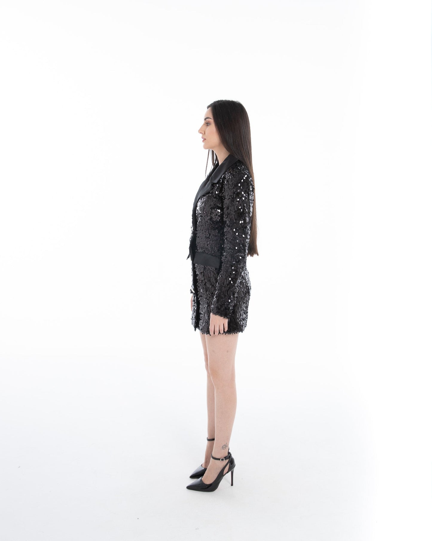 Black Sequin Party Blazer - Flashmob Nation