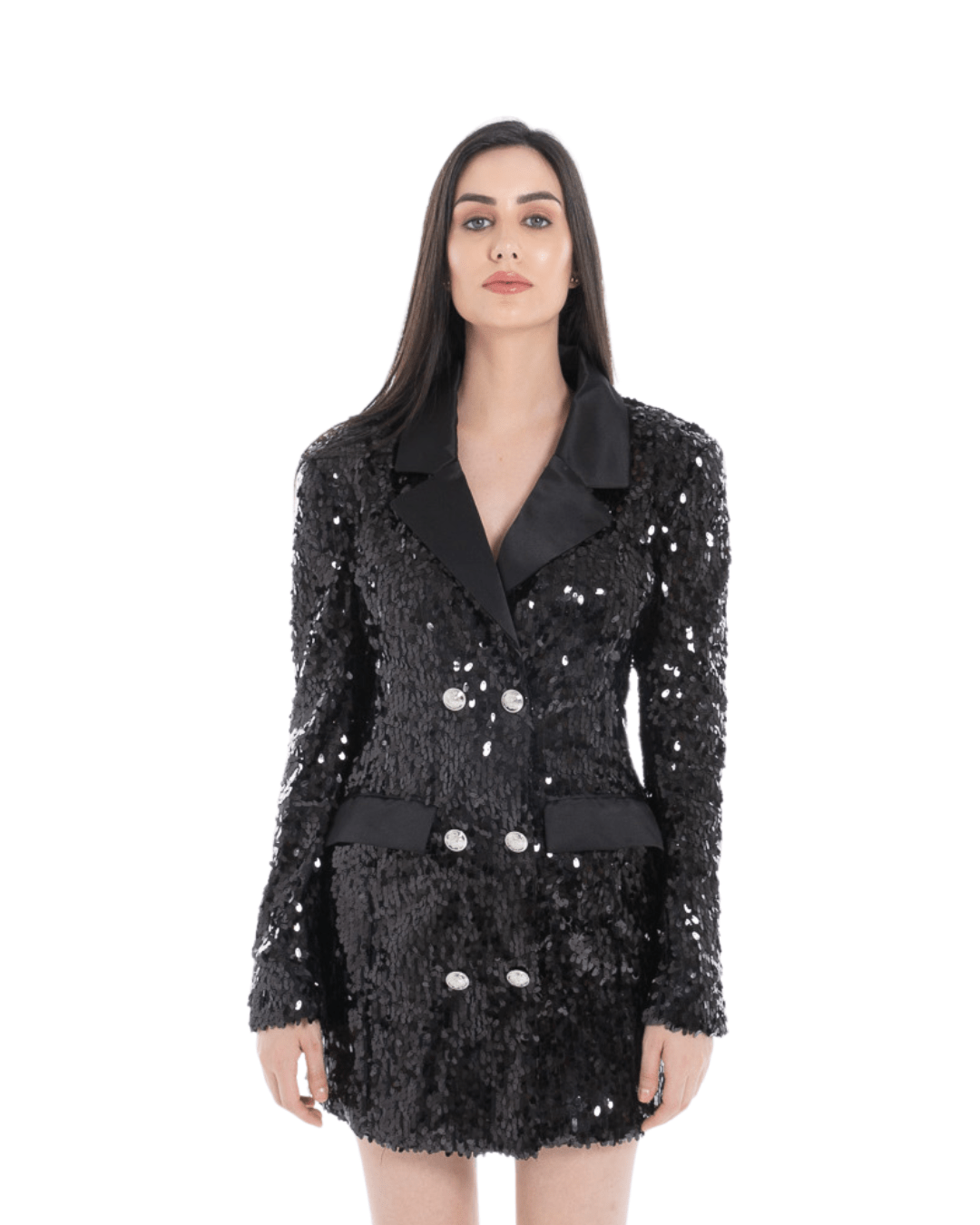 Black Sequin Party Blazer - Flashmob Nation