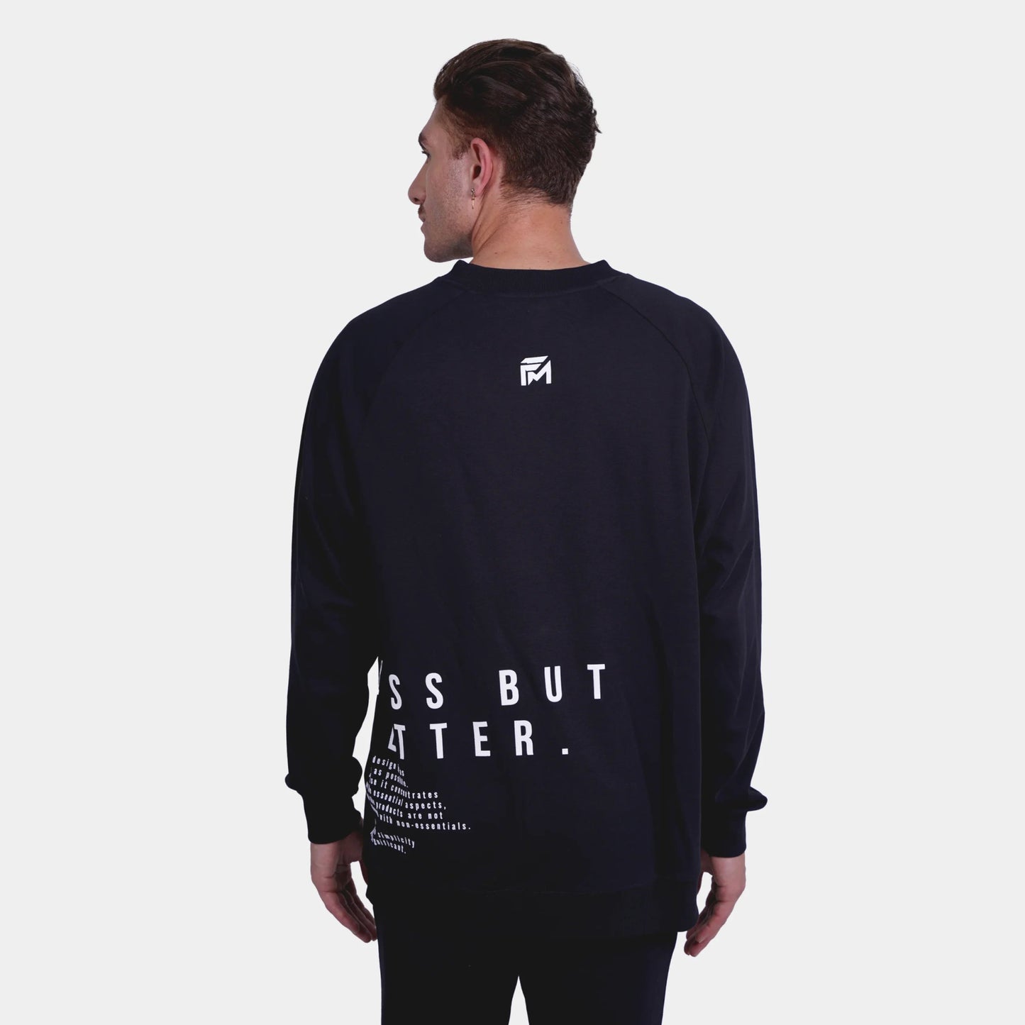 Black Ultra Soft Oversized Track Set - Flashmob Nation