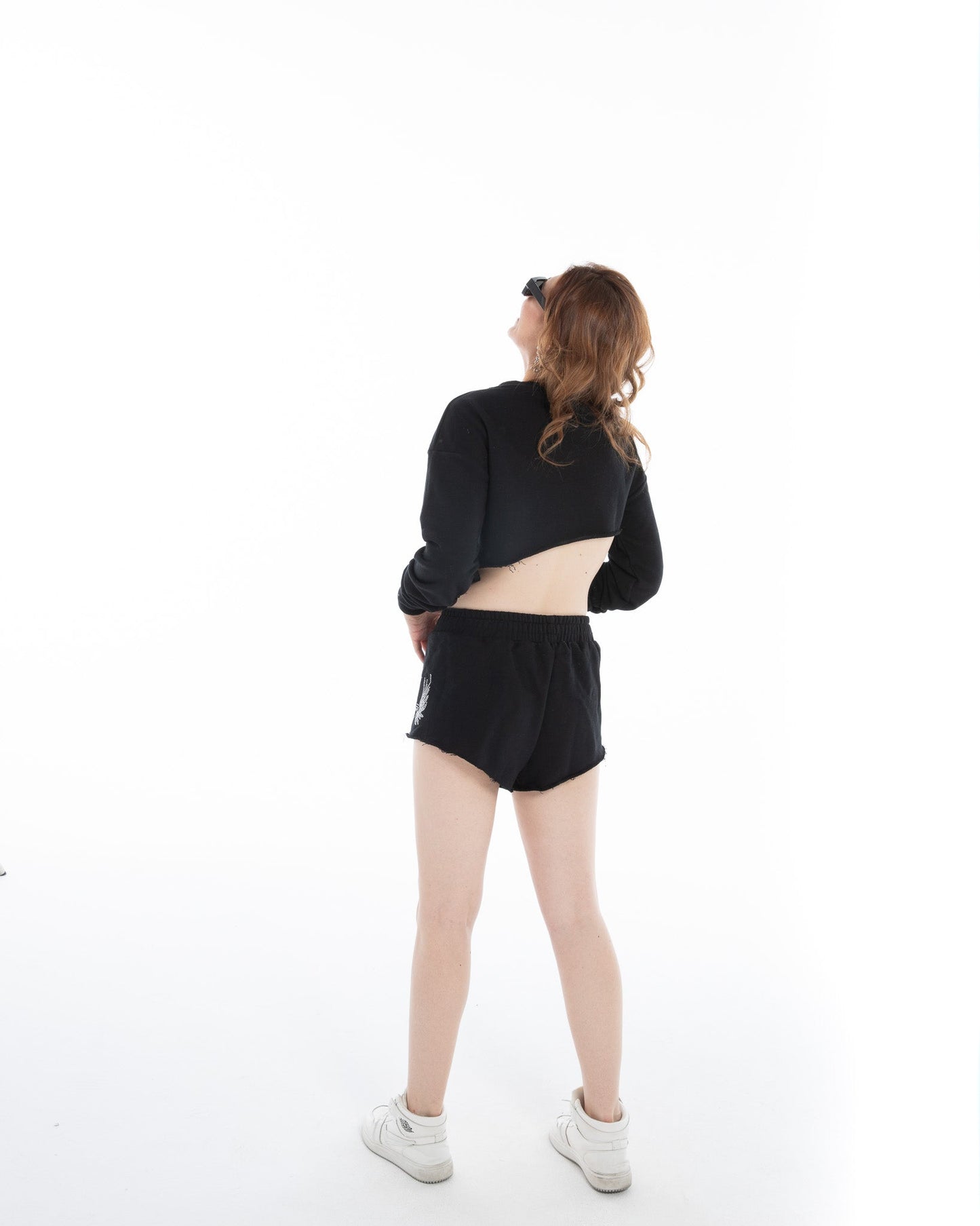 Cropped Sweat and Short Set - Flashmob Nation
