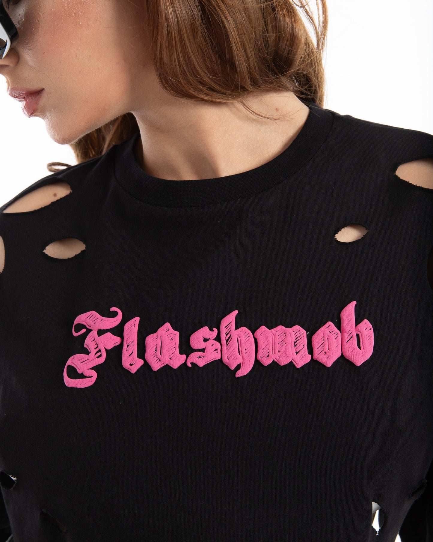 Cropped Torn Tank - Flashmob Nation