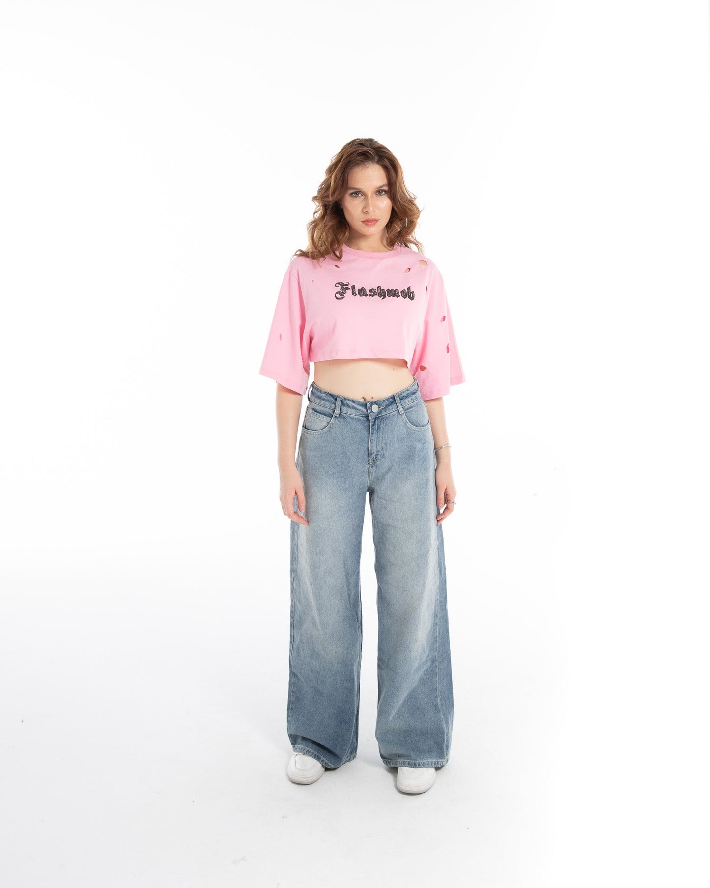 Cropped Torn Tank - Flashmob Nation