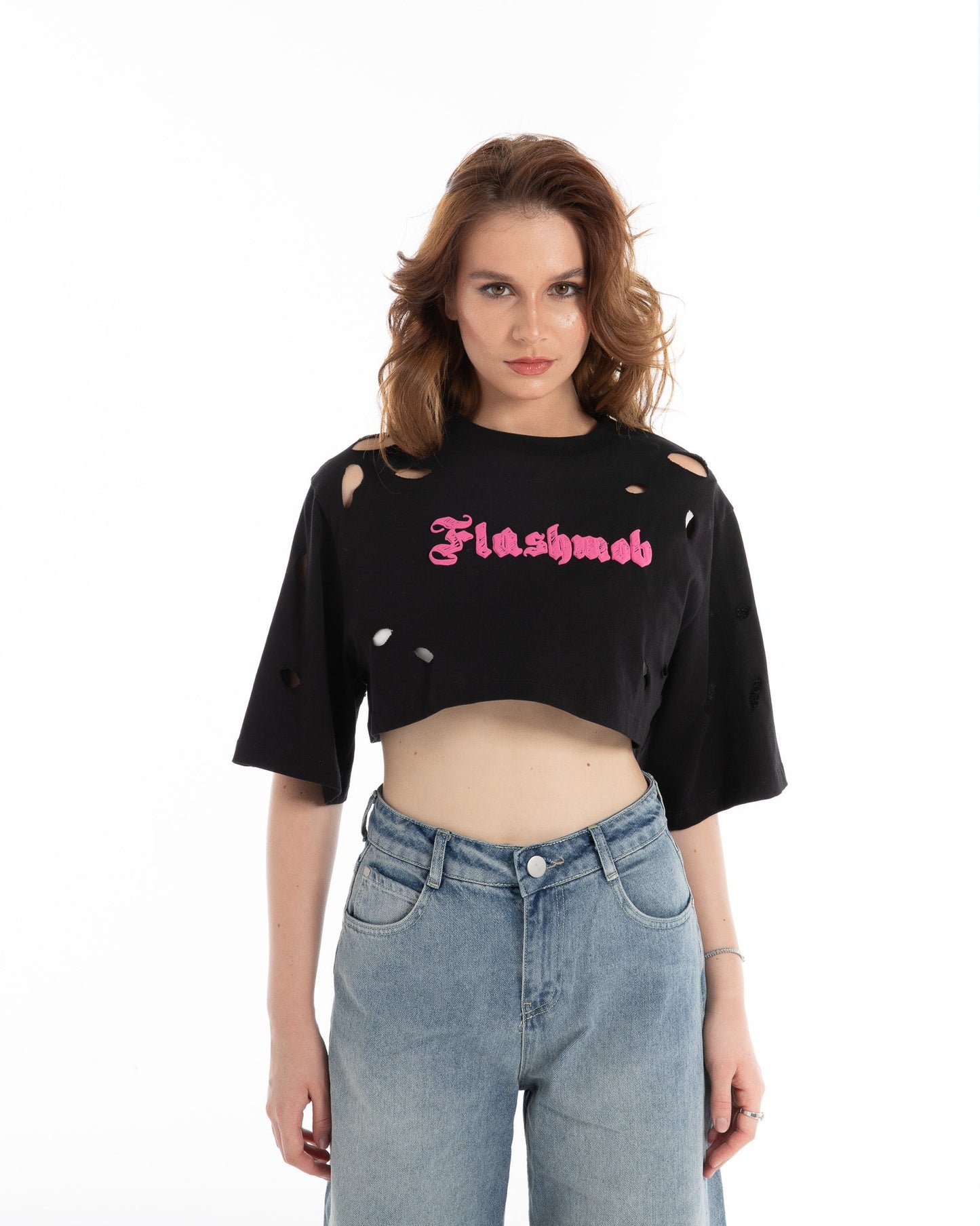 Cropped Torn Tank - Flashmob Nation