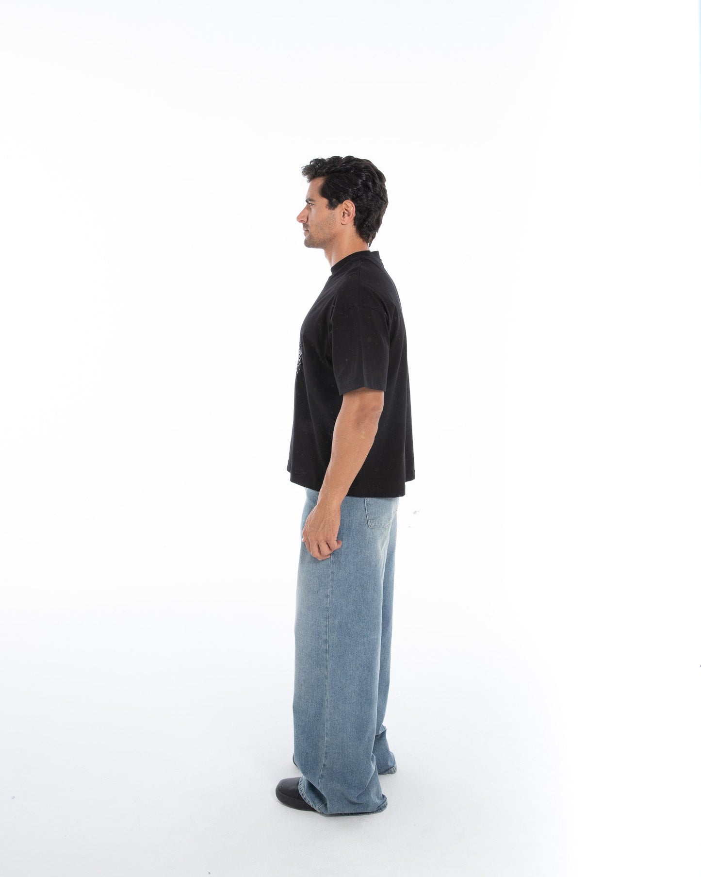 Embroidered Oversized T-Shirt - Flashmob Nation