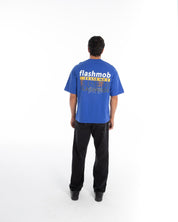 Oversized Graphic Text T-Shirt - Flashmob Nation