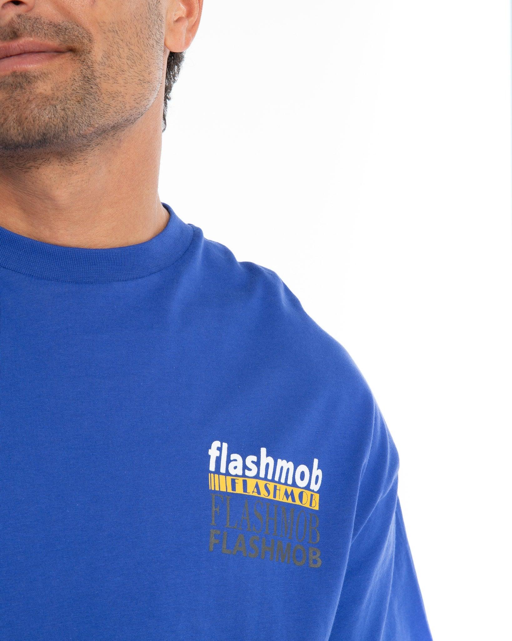 Oversized Graphic Text T-Shirt - Flashmob Nation