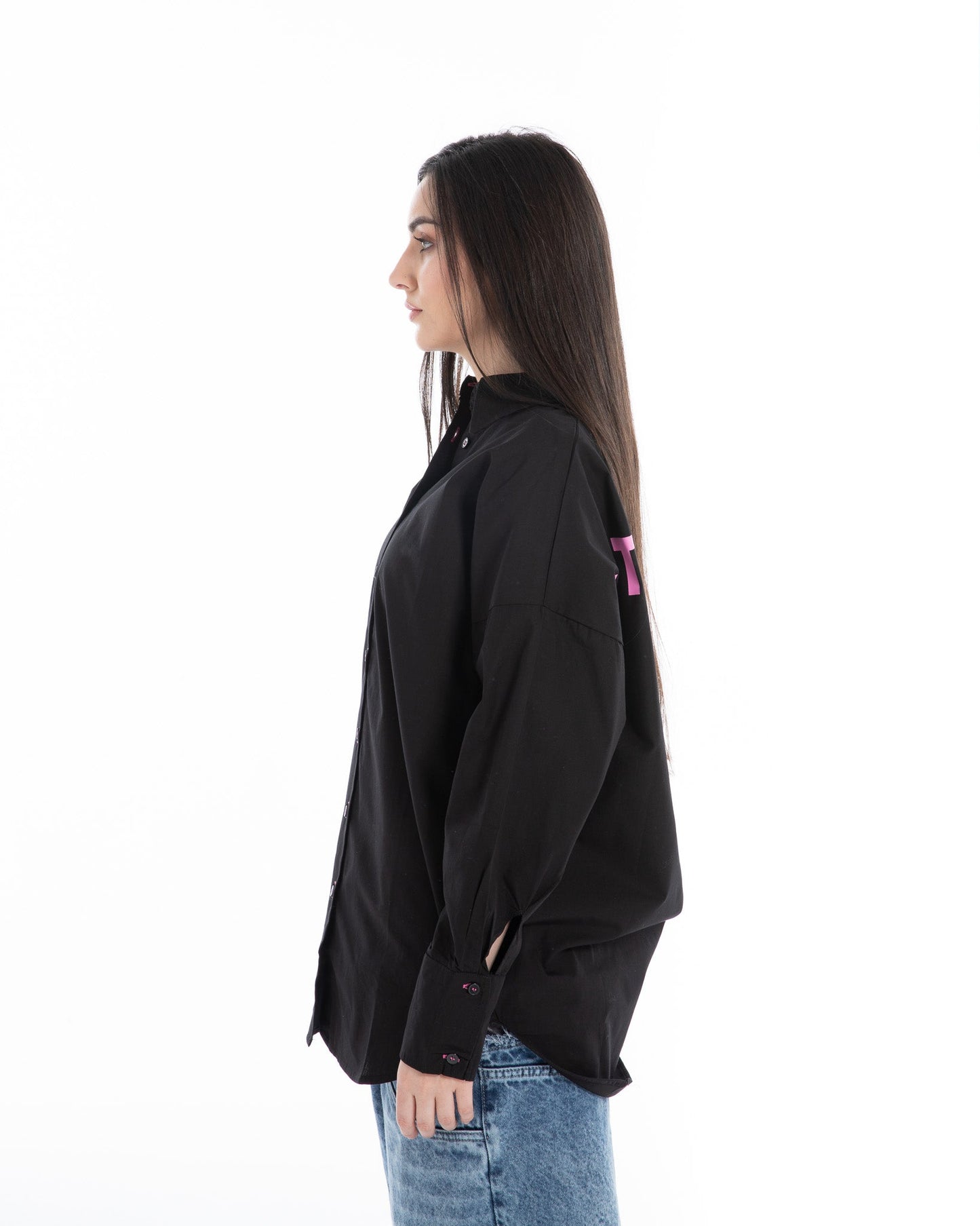 Oversized Printed Shirt - Flashmob Nation