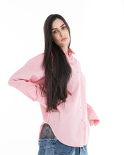 Women’s Oversized Printed Shirt – Flashmob Nation - Flashmob Nation