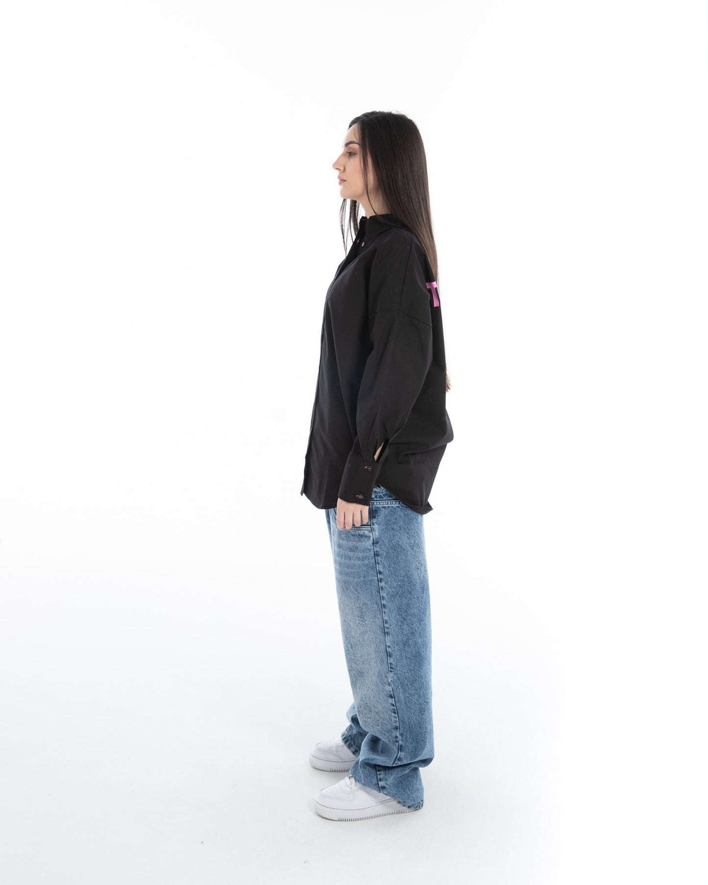 Oversized Printed Shirt - Flashmob Nation
