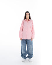 Women’s Oversized Printed Shirt – Flashmob Nation - Flashmob Nation