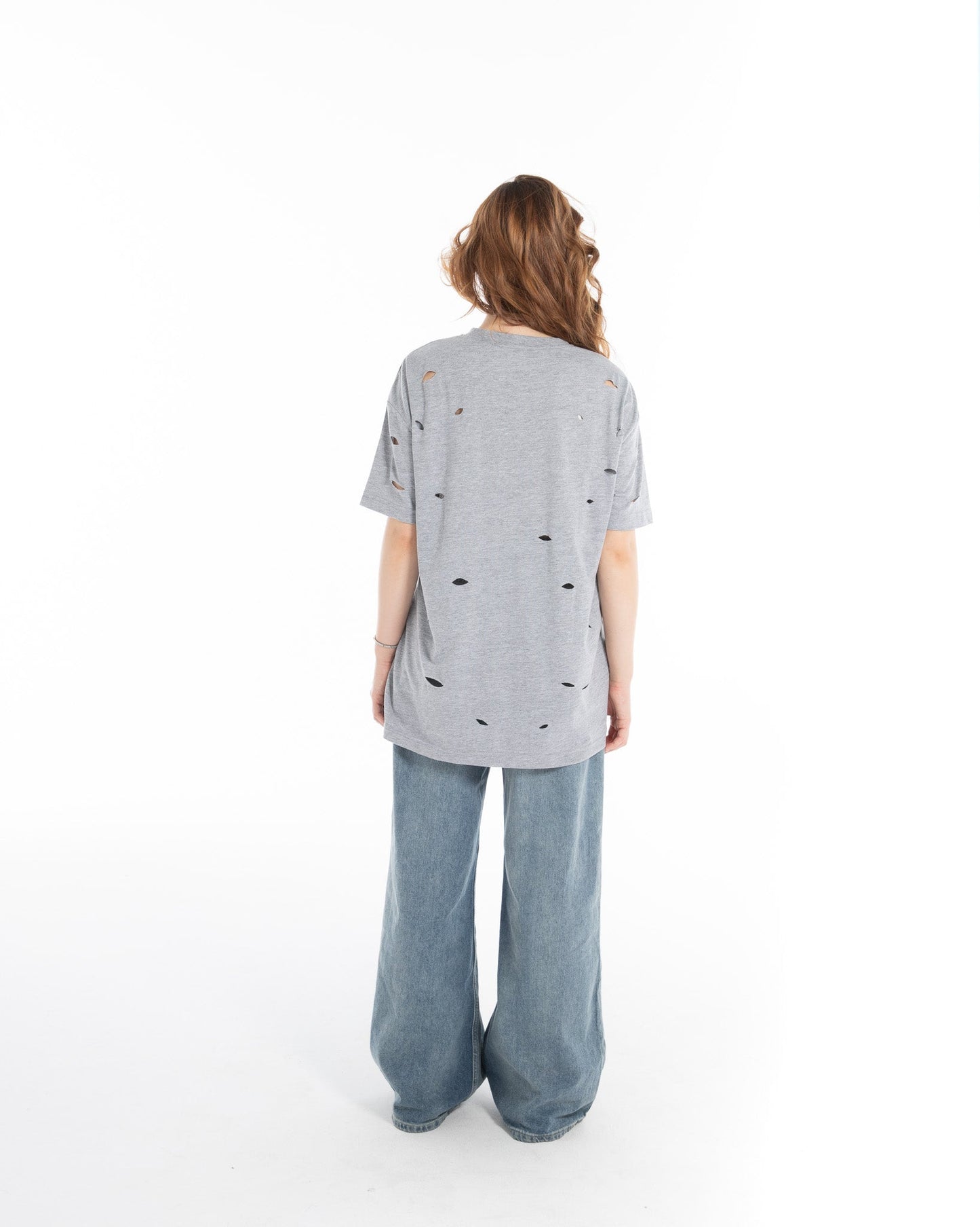 Oversized Printed Torn - Flashmob Nation