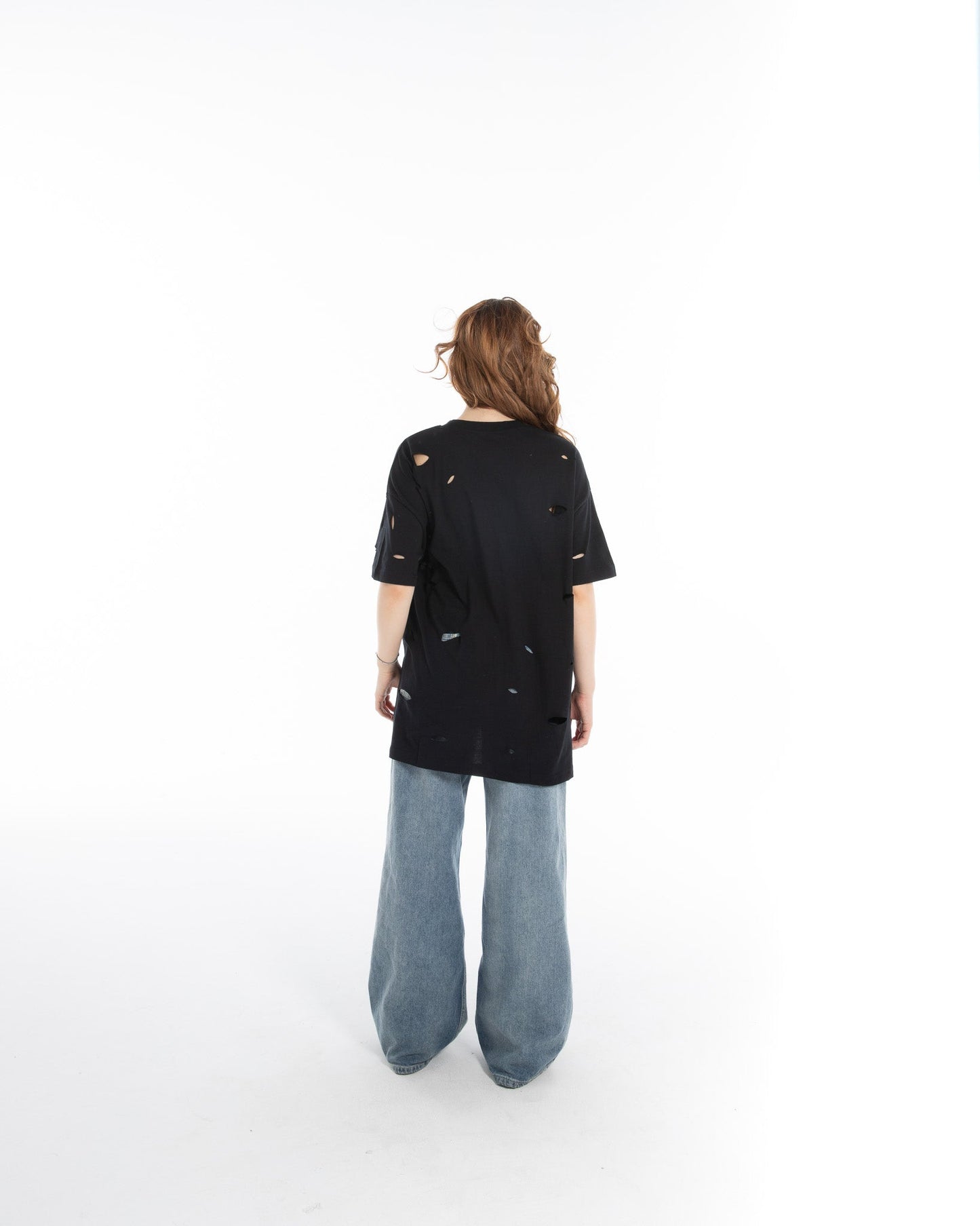 Oversized Printed Torn - Flashmob Nation