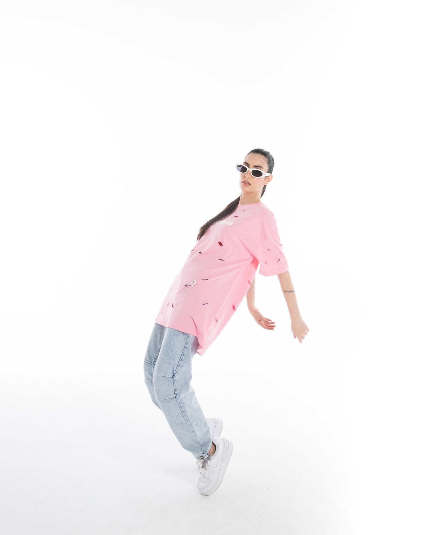 Oversized Printed Torn - Flashmob Nation