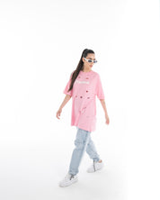 Women’s Oversized Torn Graphic T-Shirt – Flashmob Nation - Flashmob Nation
