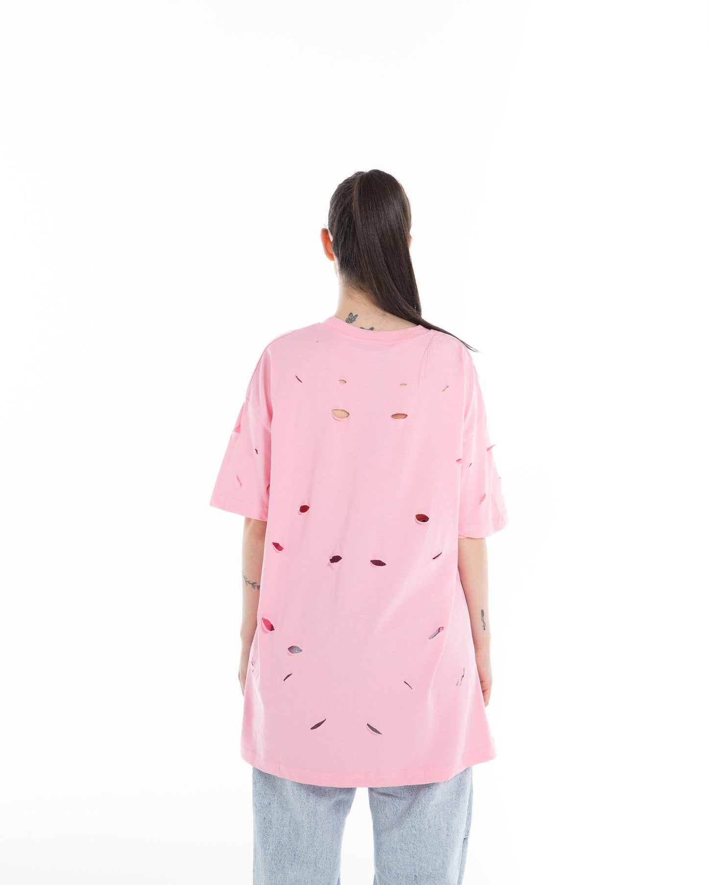 Oversized Printed Torn - Flashmob Nation