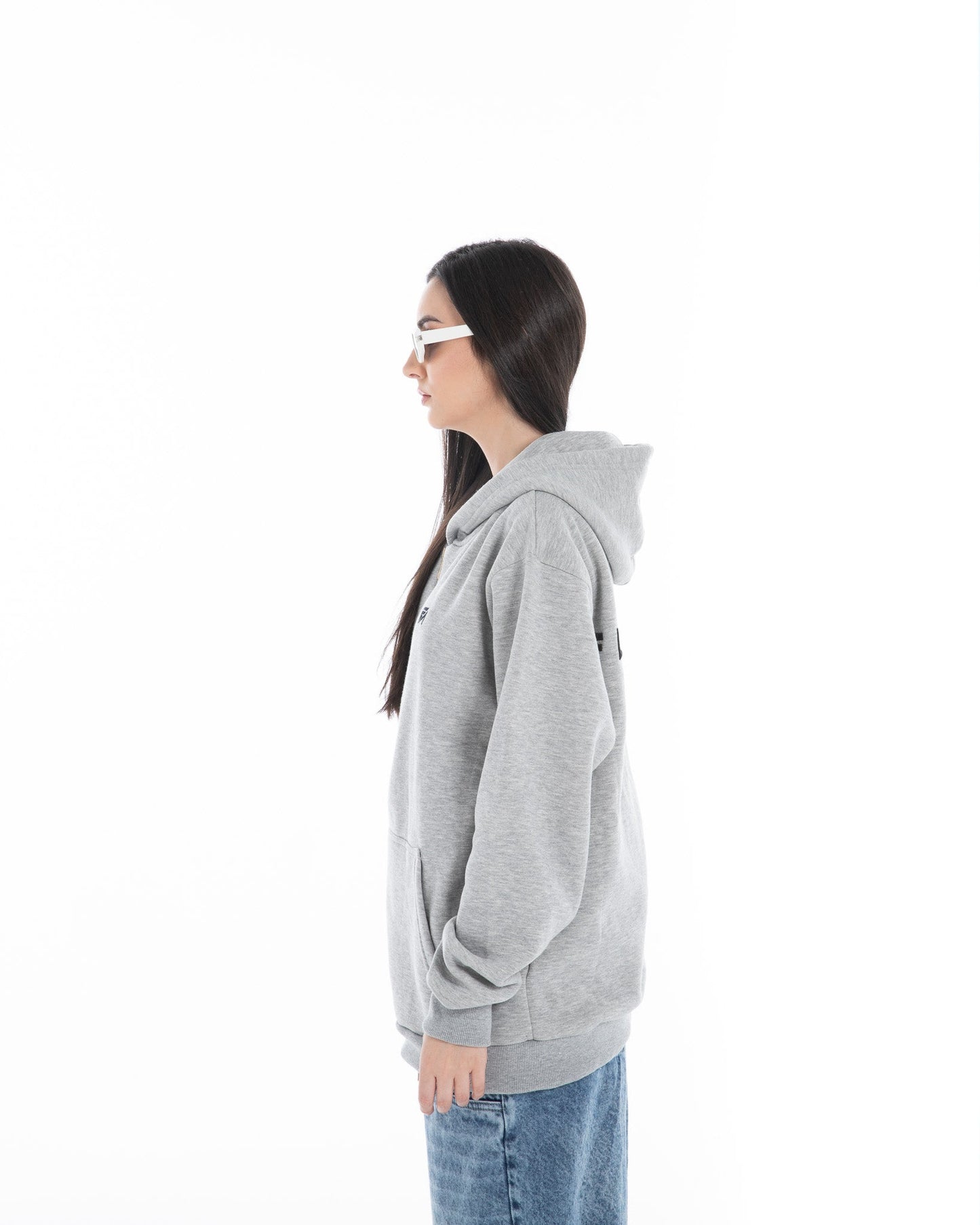 Oversized Zippered Sweatshirt - Flashmob Nation