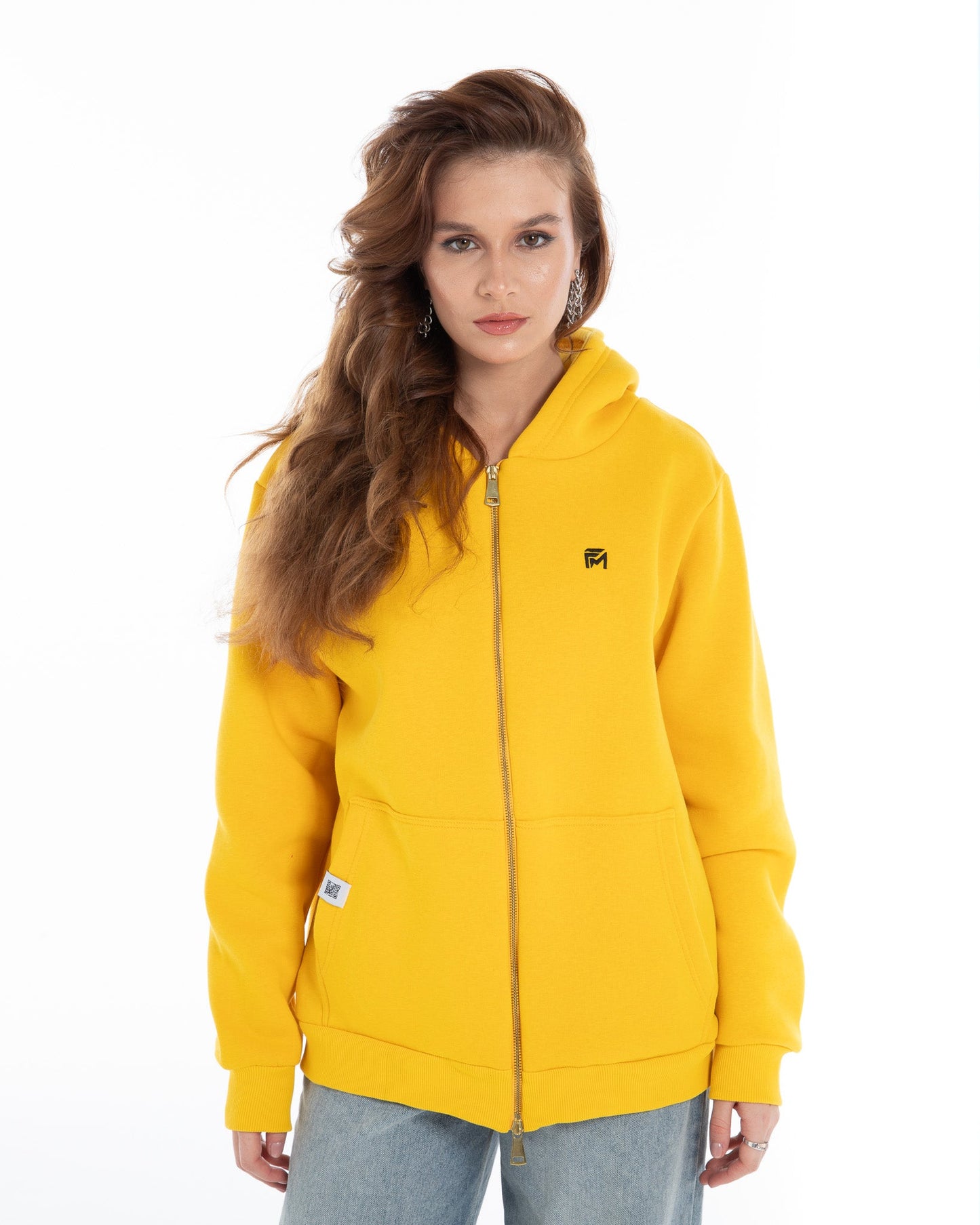 Oversized Zippered Sweatshirt - Flashmob Nation