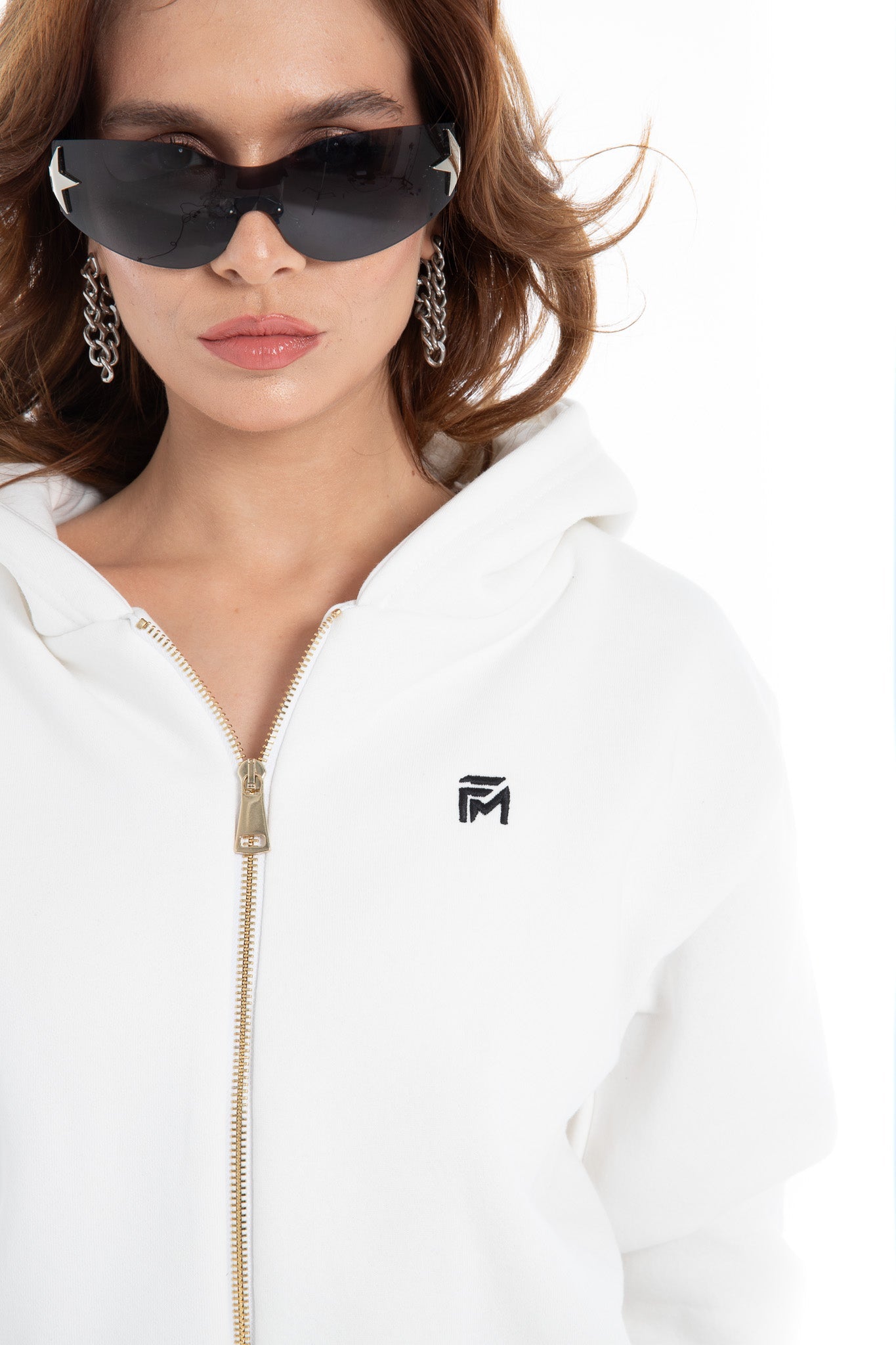 Oversized Zippered Sweatshirt - Flashmob Nation