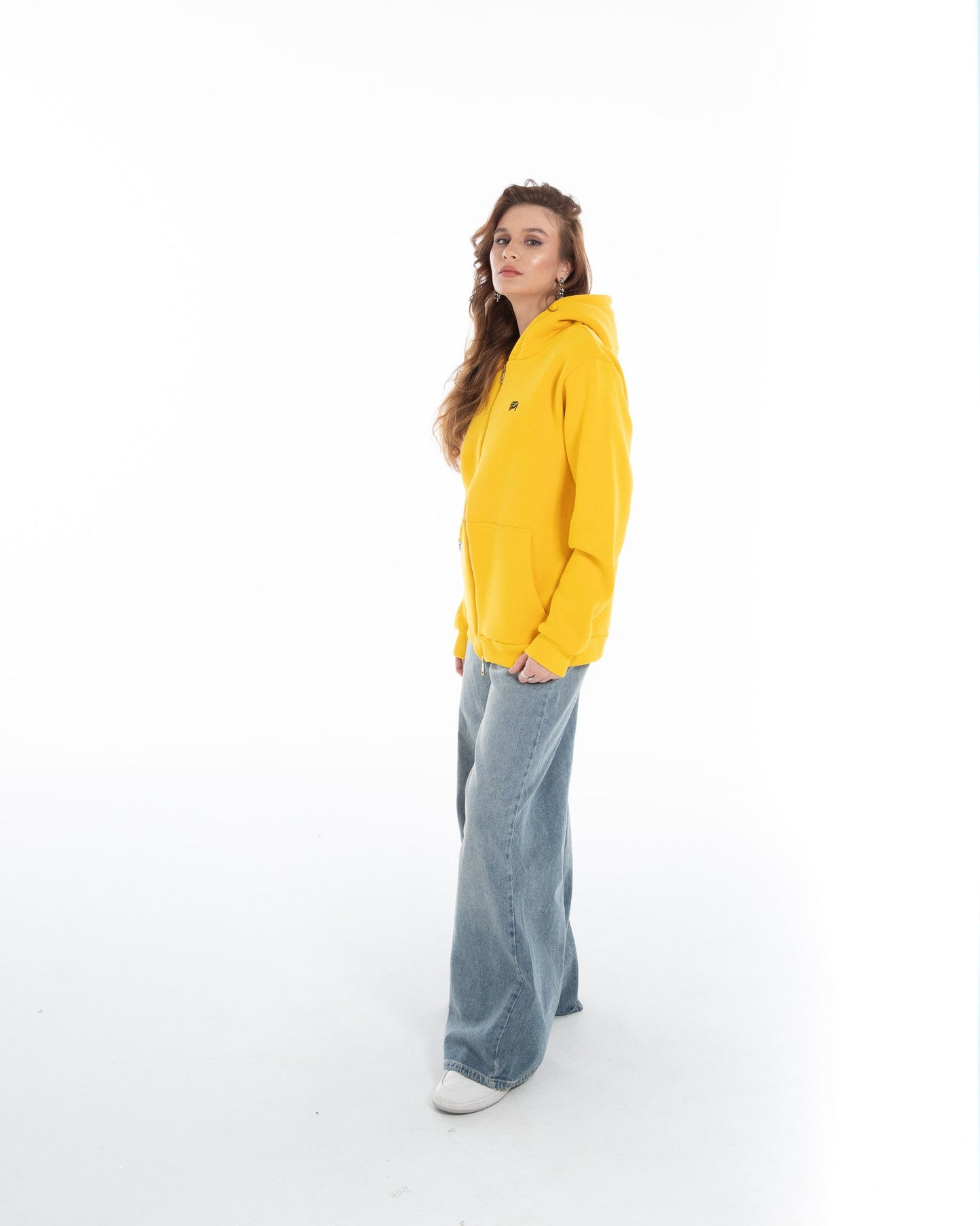 Oversized Zippered Sweatshirt - Flashmob Nation