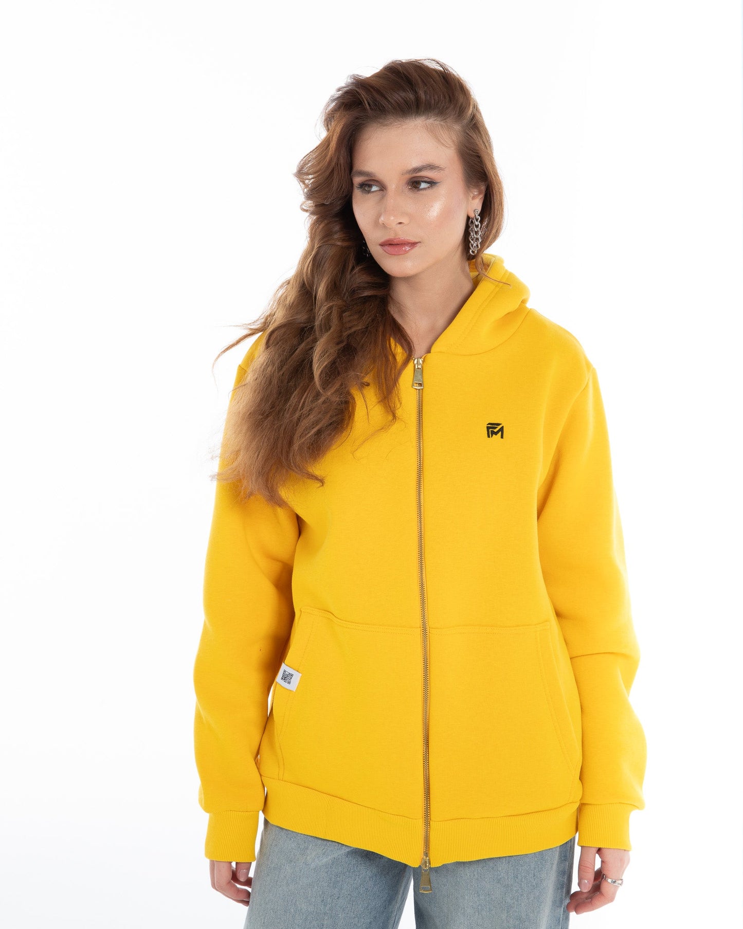 Oversized Zippered Sweatshirt - Flashmob Nation
