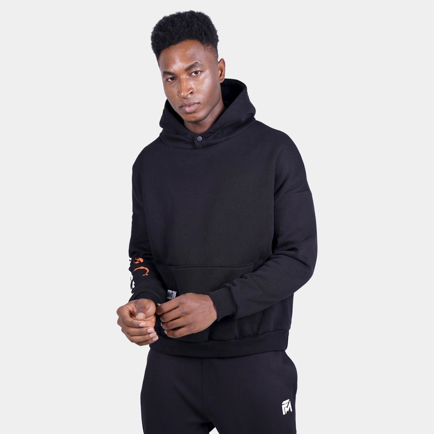 Relaxed Fit Cotton Fleece Hoodie - Flashmob Nation