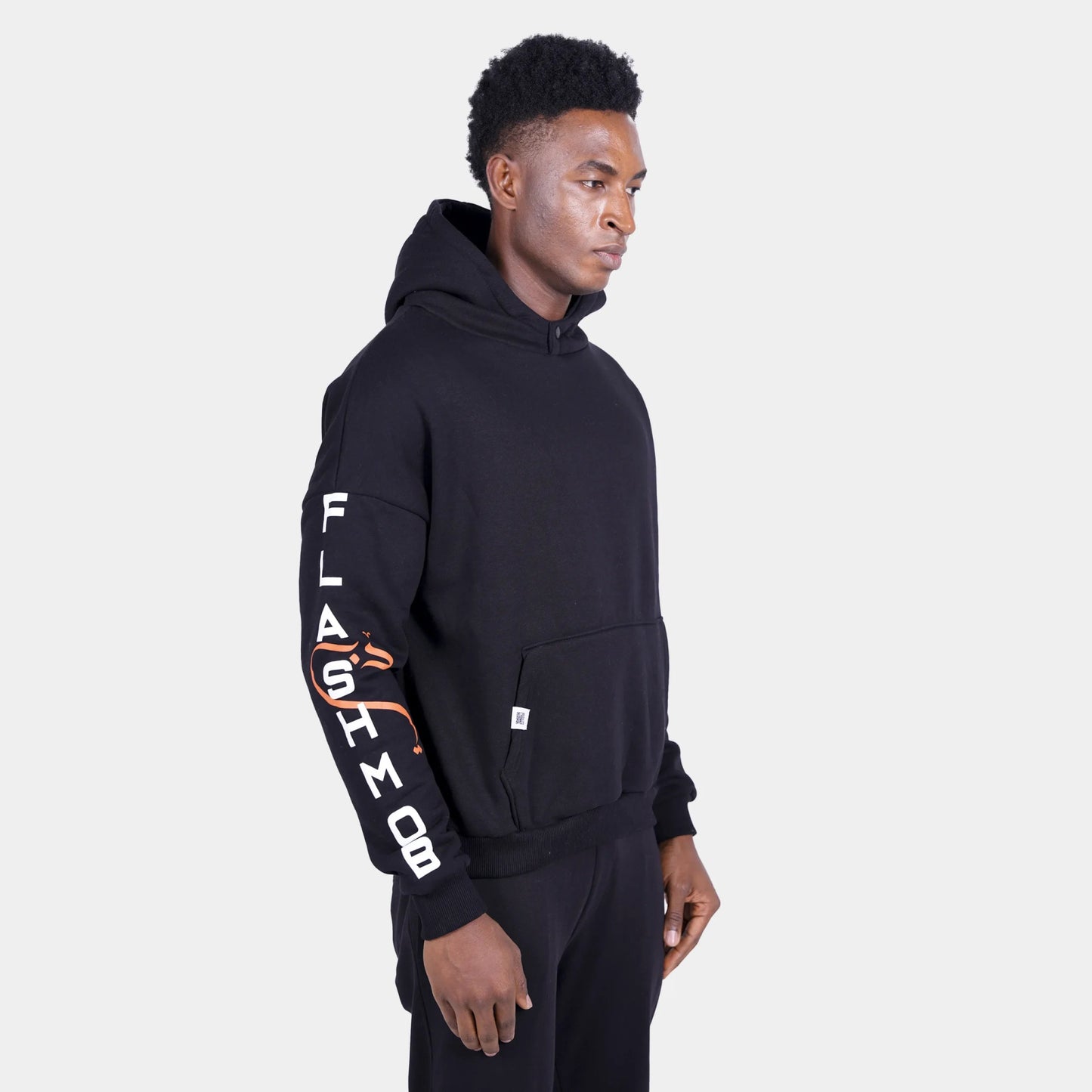 Relaxed Fit Cotton Fleece Hoodie - Flashmob Nation