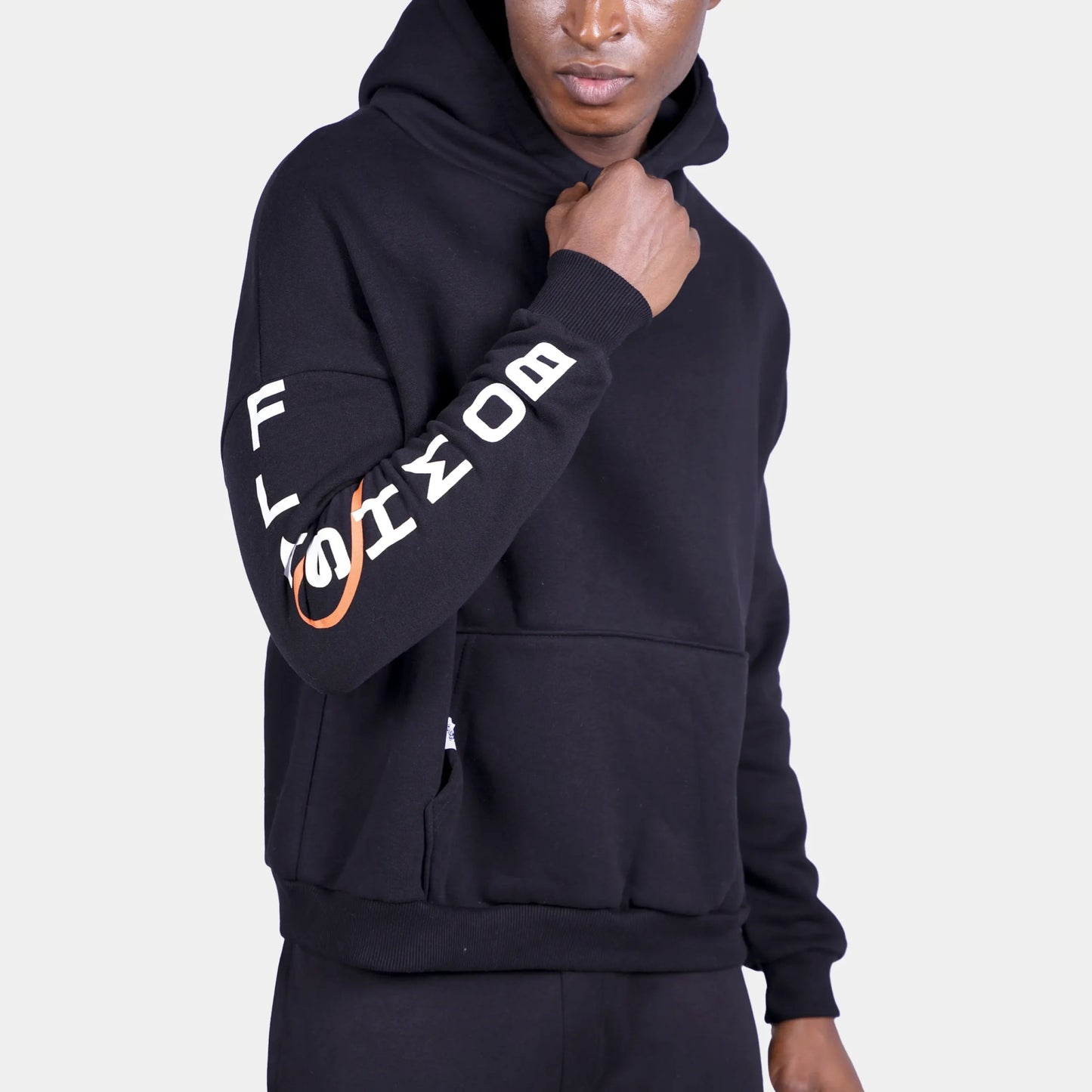 Relaxed Fit Cotton Fleece Hoodie - Flashmob Nation