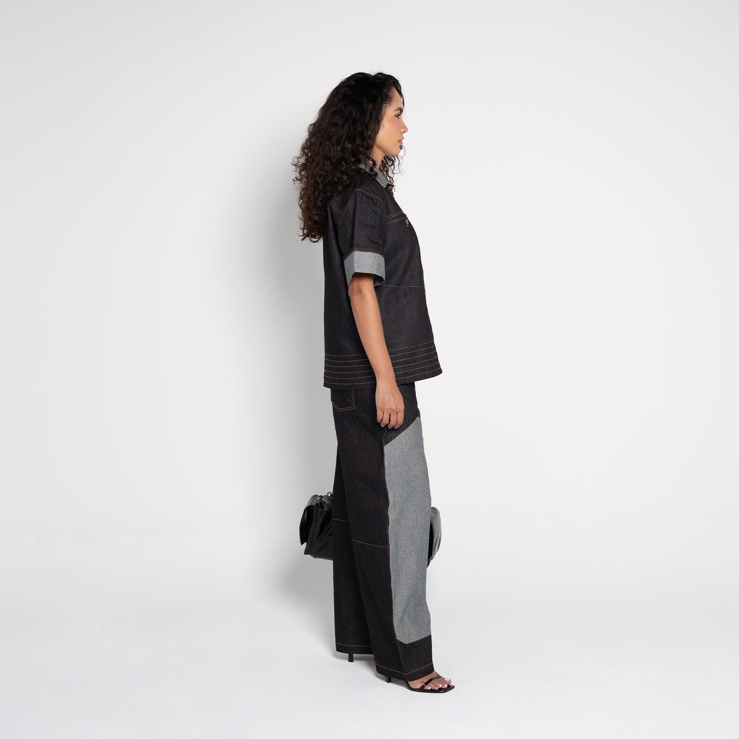 Wesley Denim Short Sleeve Overshirt - Flashmob Nation