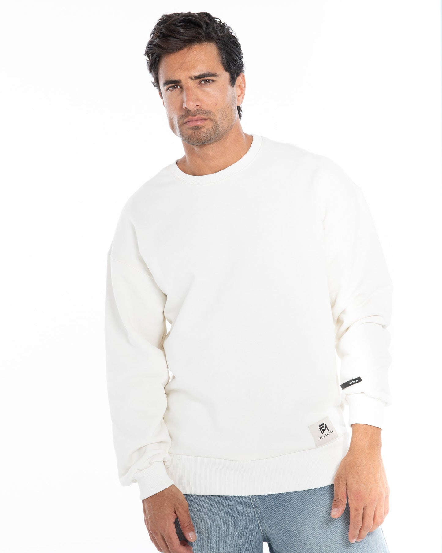 White Sweatshirt - Flashmob Nation