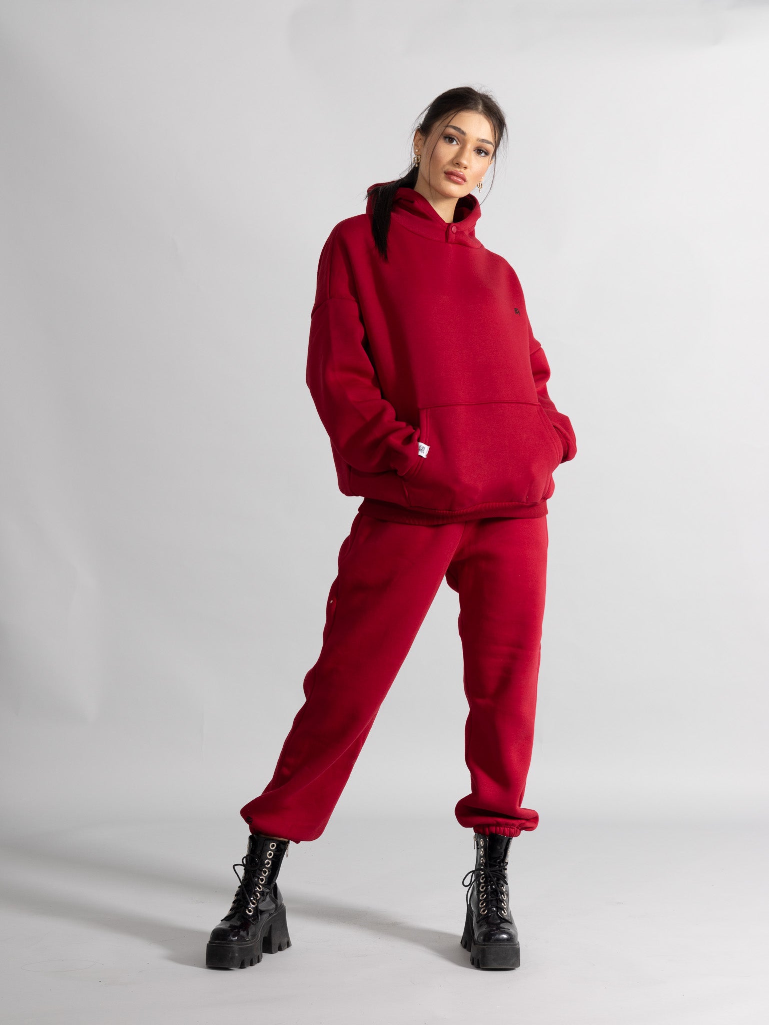 Red Oversized Set