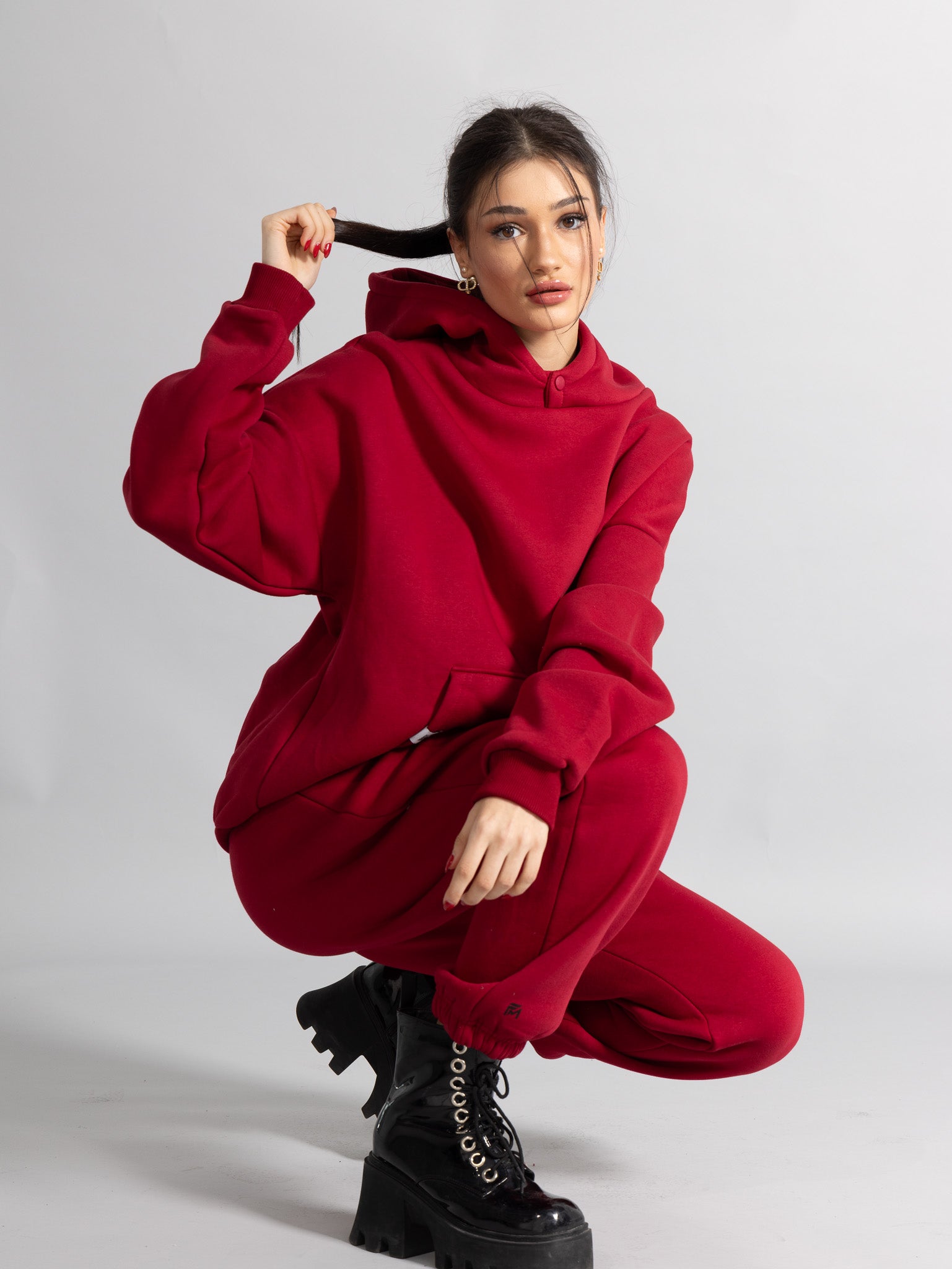 Red Oversized Set