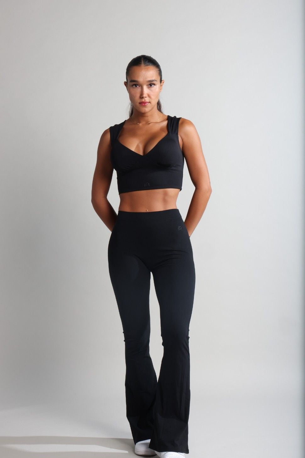 V-Shaped Medium Support Sports Bra - Flashmob Nation