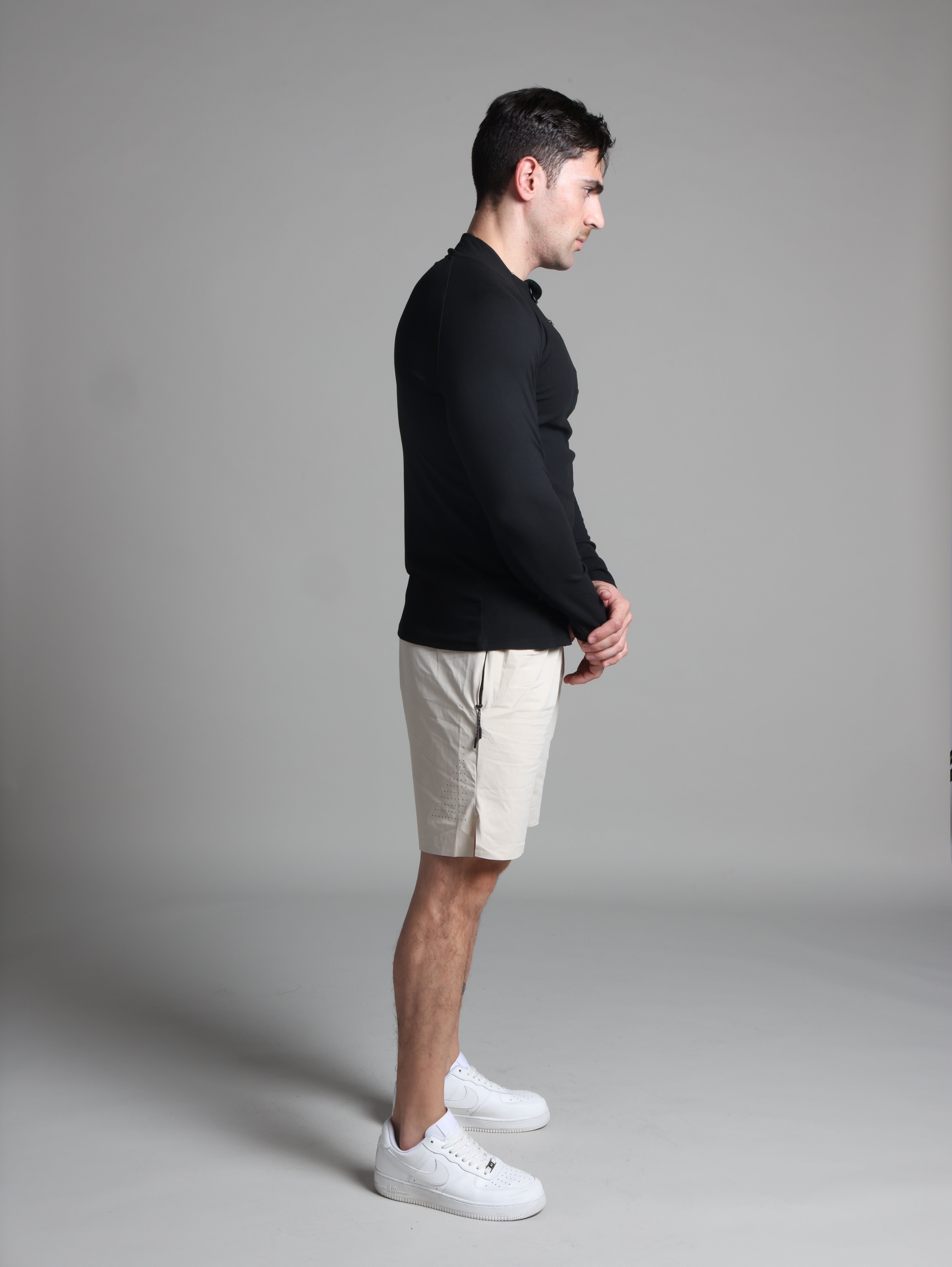Quarter Zip Long Running Top - Flashmob Nation