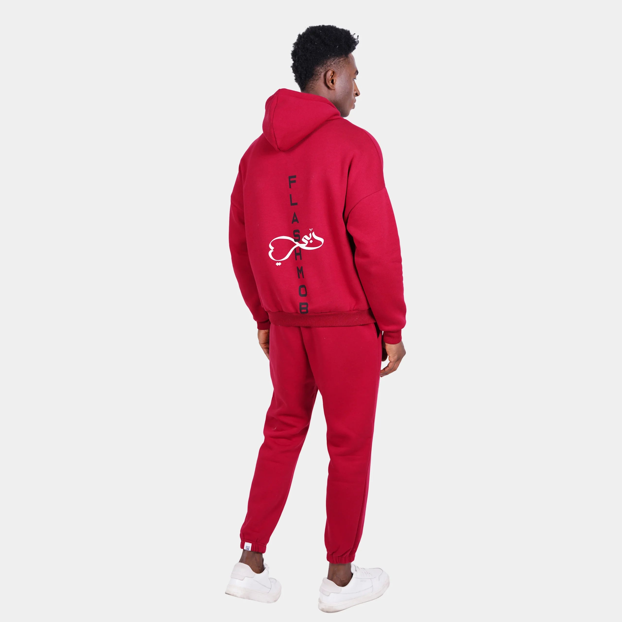 Relaxed Fit Cotton Fleece Hoodie & Sweatpant Set