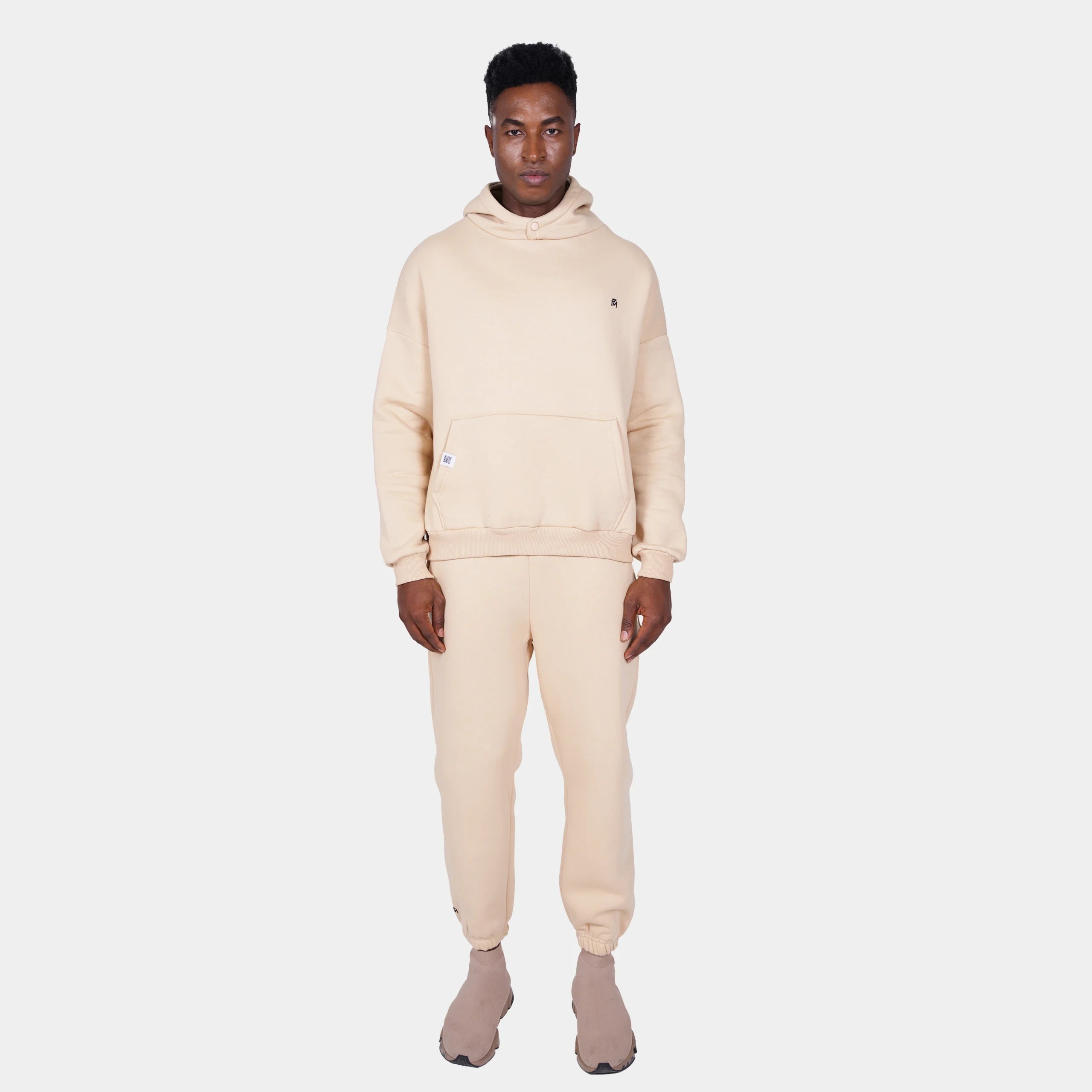 Relaxed Fit Cotton Fleece Hoodie & Sweatpant Set