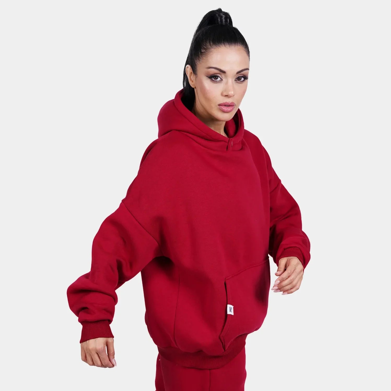 Relaxed Fit Cotton Fleece Hoodie