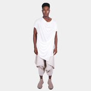 White Longline T-Shirt