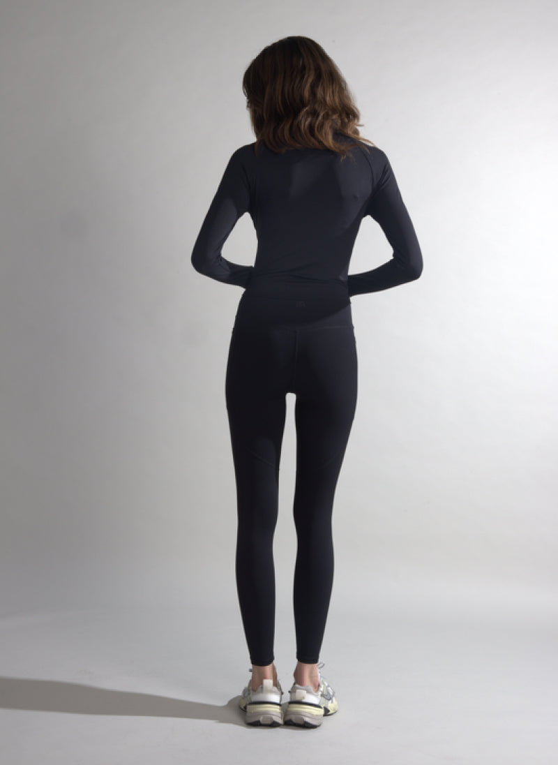 Zip Flex Black Co-Ord | Athleisure Set with Zip-Up Jacket - Flashmob Nation