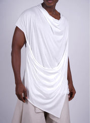 Draped Longline T-Shirt for Men – Flashmob Nation - Flashmob Nation