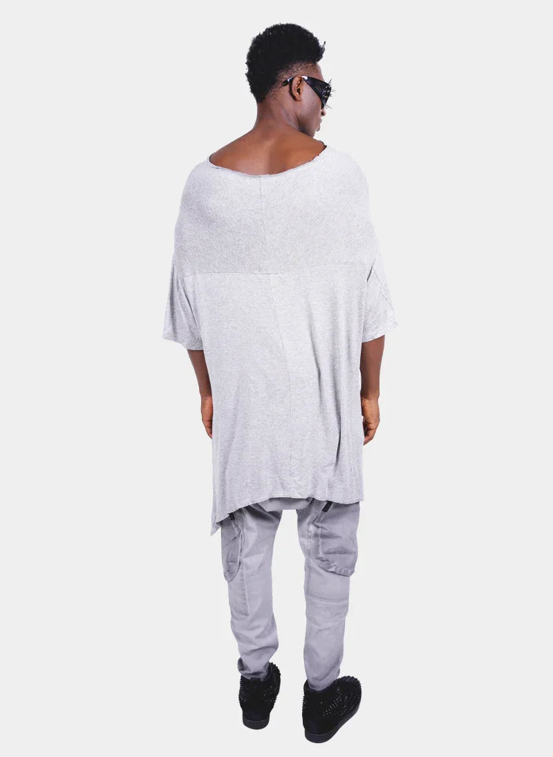 Oversized Asymmetrical T-Shirt for Men – Flashmob Nation - Flashmob Nation