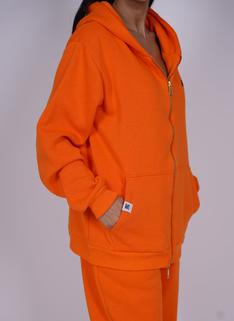 Oversized Printed "FM" Signature Hoodie set
