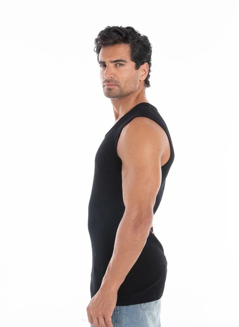 Men’s Ribbed Sleeveless Tank Top – Flashmob Nation - Flashmob Nation