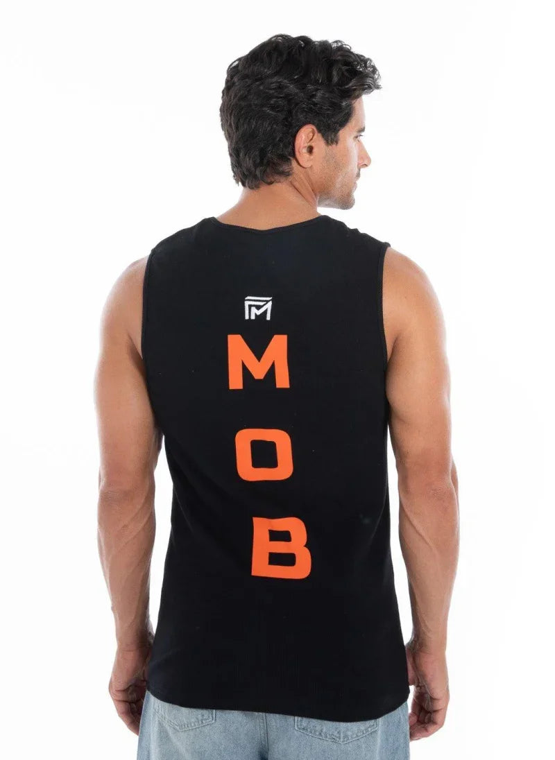 Men’s Ribbed Sleeveless Tank Top – Flashmob Nation - Flashmob Nation