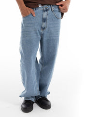 Stitched Elegance: Men's Unique Embroidery Jeans