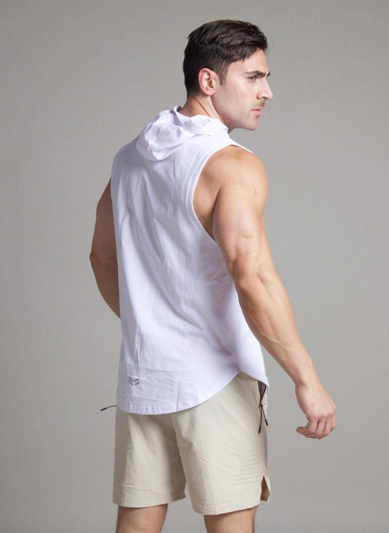 Sculpt Sleeveless Hooded Top - Flashmob Nation