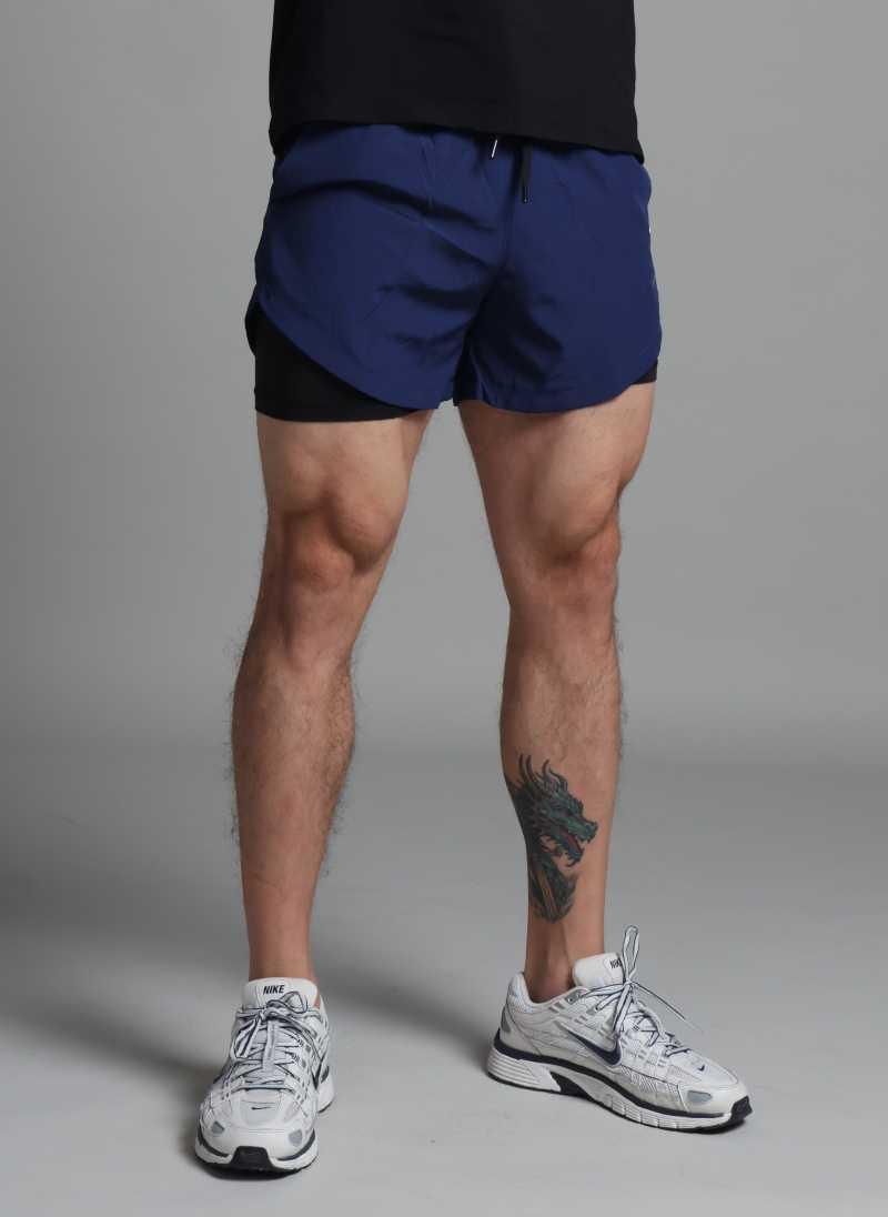2 - in - 1 Running Shorts with Compression for Men - Flashmob Nation