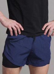 2 - in - 1 Running Shorts with Compression for Men - Flashmob Nation