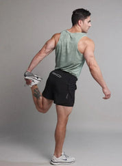 2 - in - 1 Running Shorts with Compression for Men - Flashmob Nation